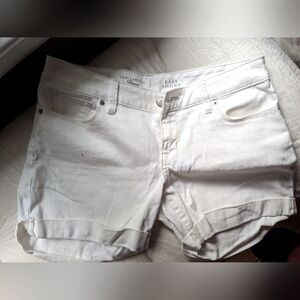 The Limited White Denim Easy Short - SZ 8